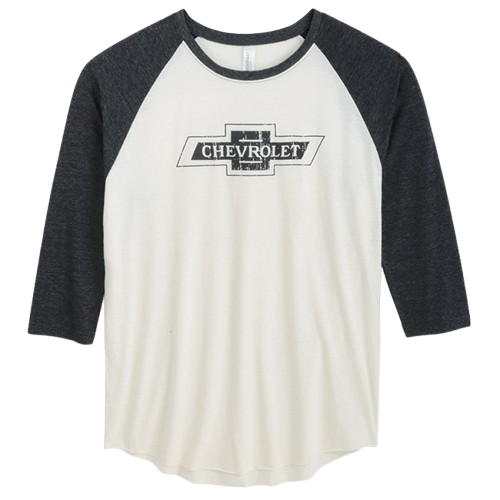 Chevrolet Vintage Bowtie Baseball T-Shirt
