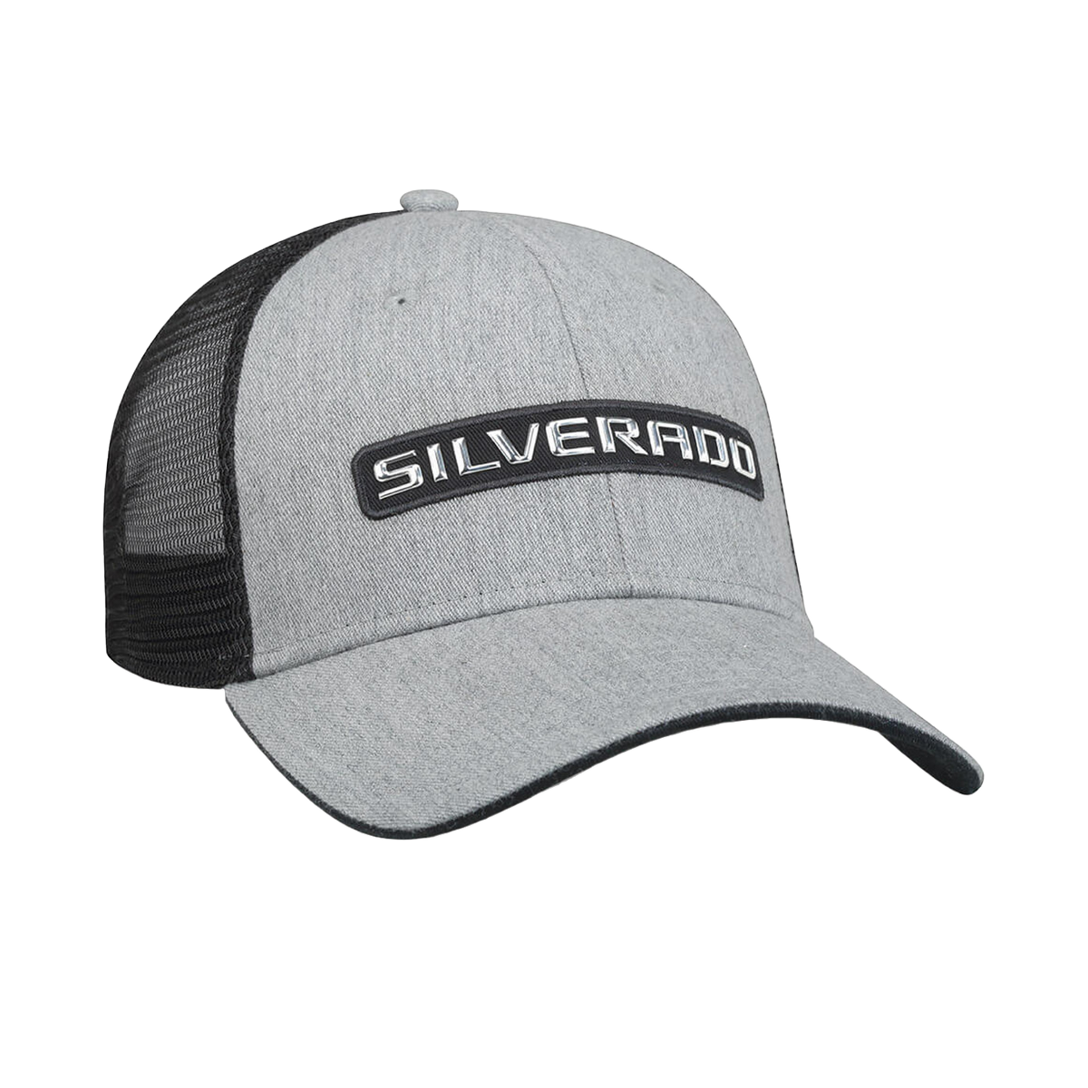 Gray Chevy Silverado Badge Cap