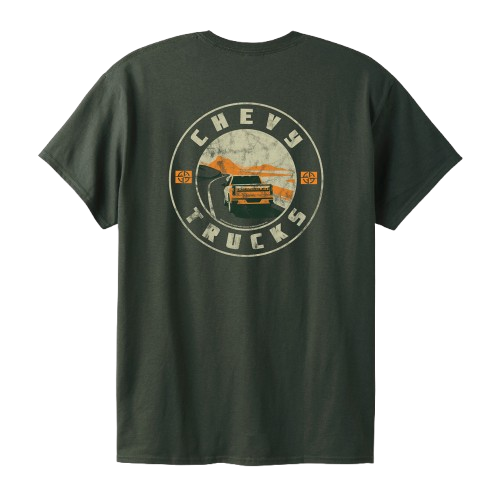 Chevy Trucks Road Graphic T-Shirt