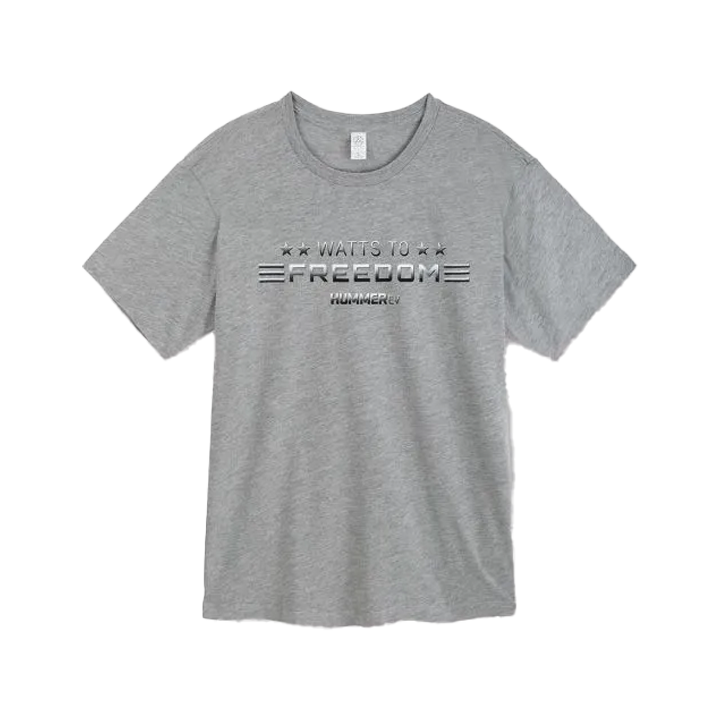 Dark Gray HUMMER EV Watts To Freedom T-shirt