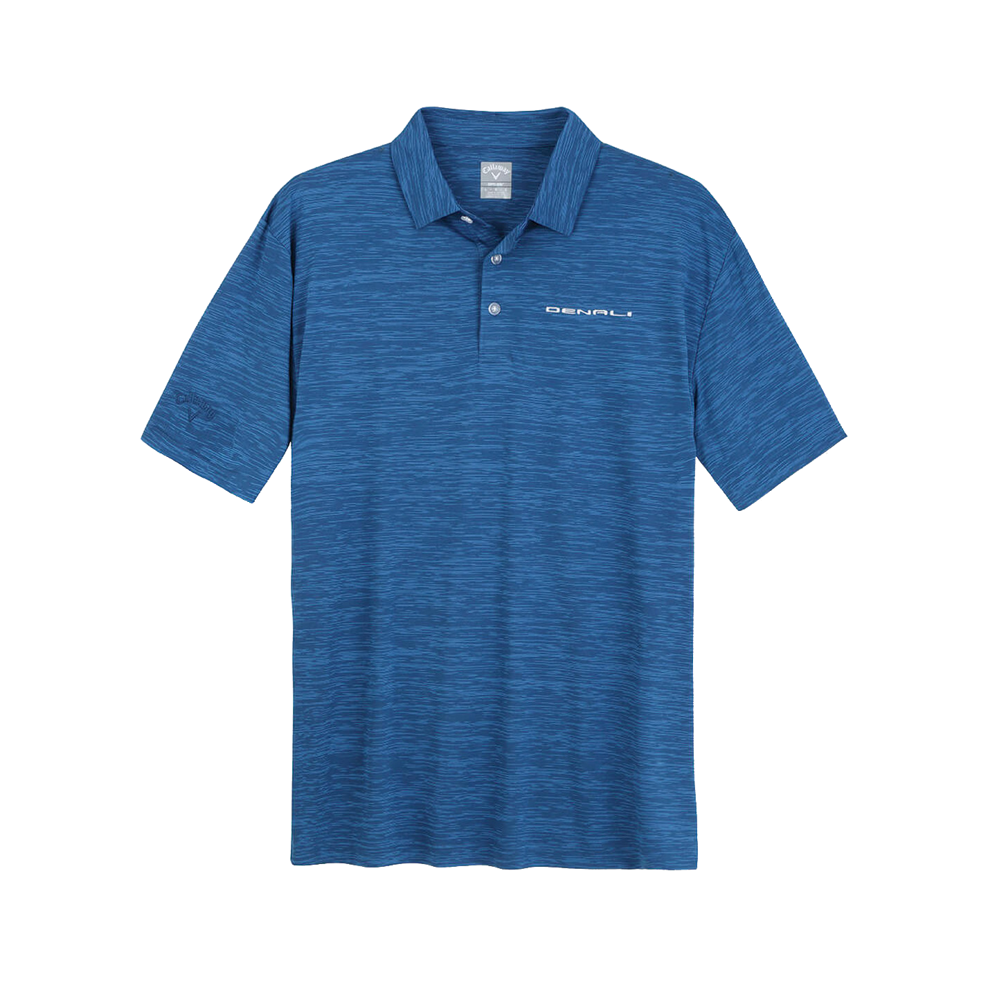 Dark Slate Blue Denali Broken Stripe Polo