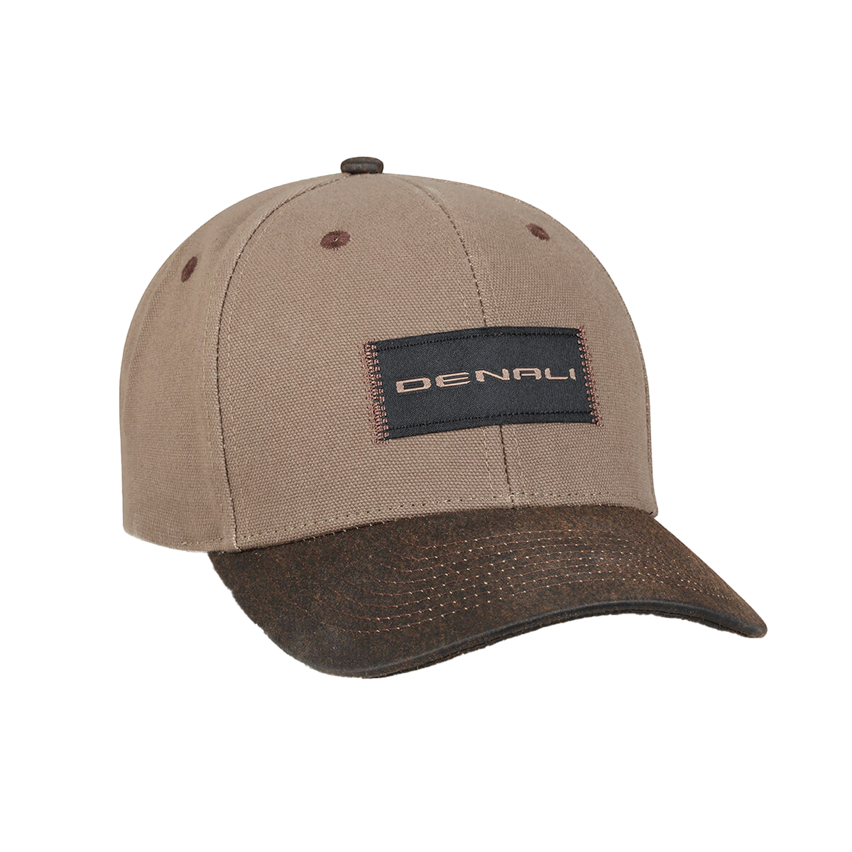 Dim Gray Denali Khaki Canvas Cap