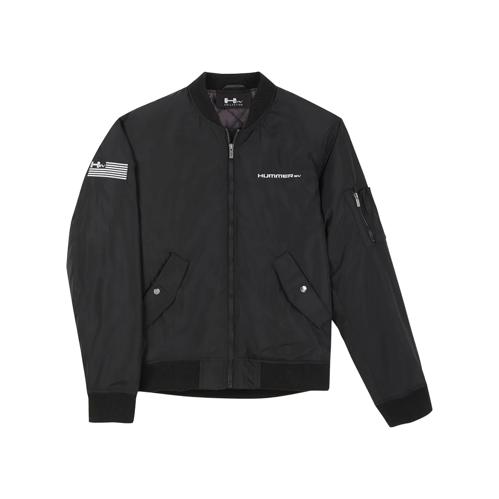 Dark Slate Gray HUMMER EV Bomber Jacket