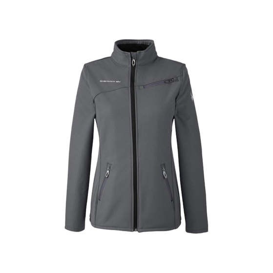 Dim Gray Sierra EV Ladies Spyder Transport Soft Shell Jacket