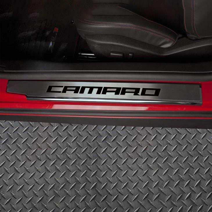 Camaro door sill protectors discount