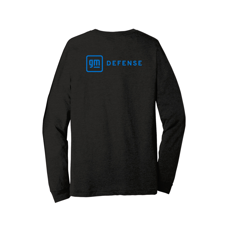 Black GM Defense Unisex Jersey Long-Sleeve T-Shirt