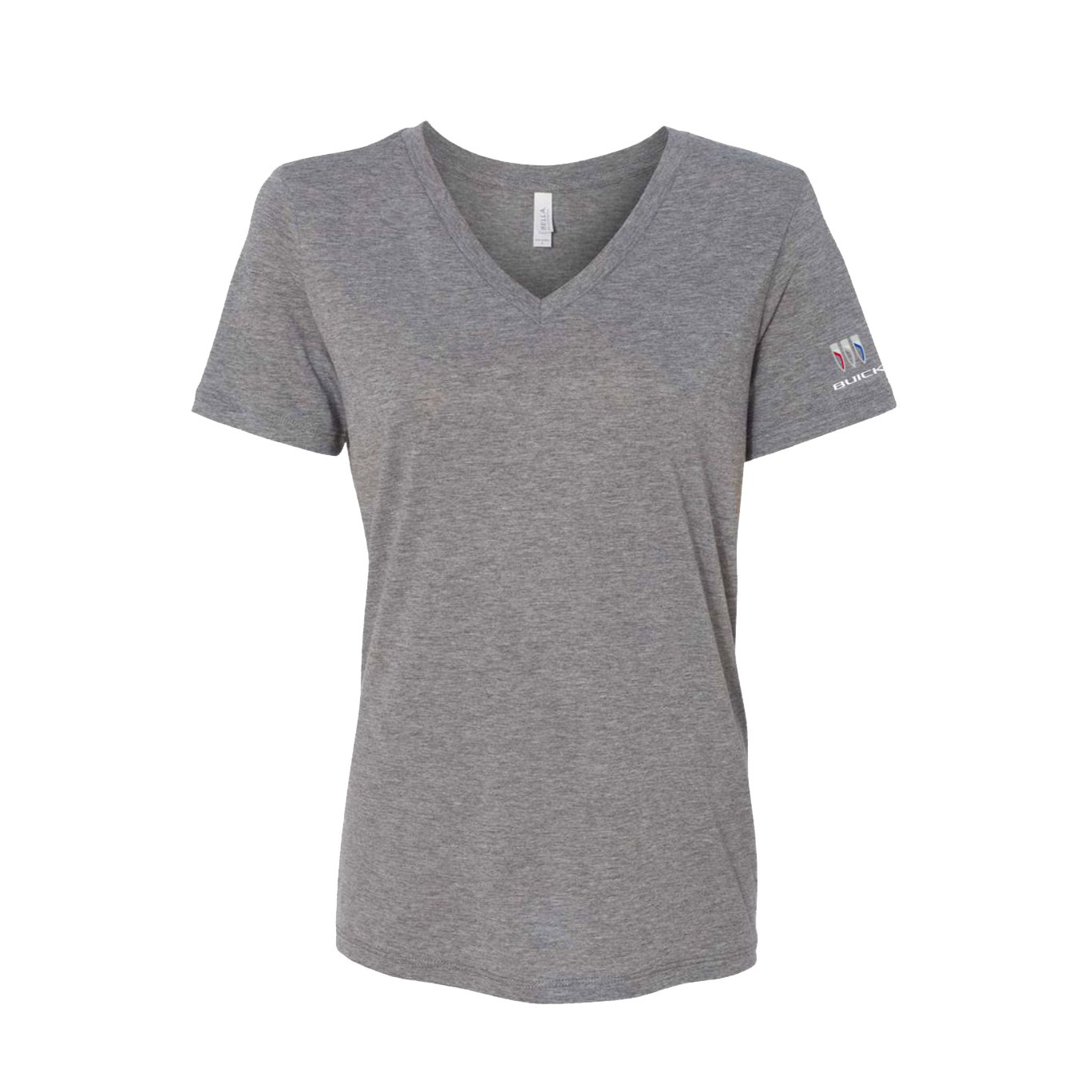 Light Slate Gray Buick Ladies Bella + Canvas Relaxed Triblend T-Shirt