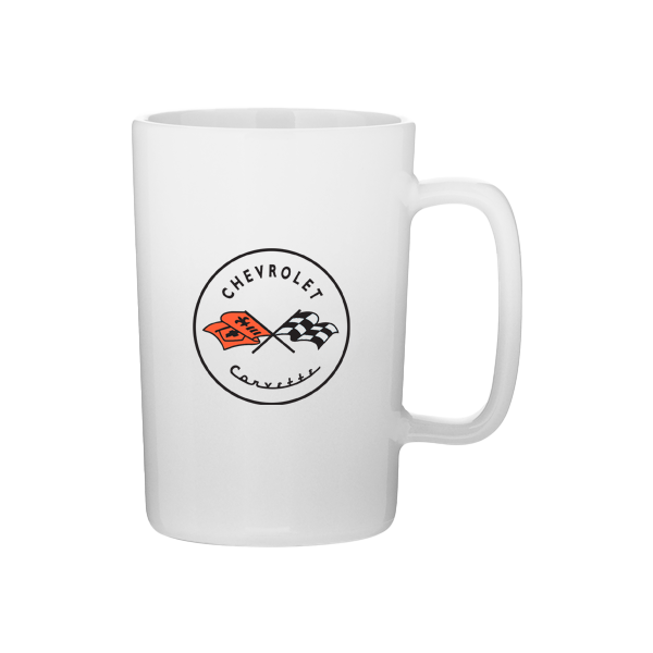 Light Gray Corvette 14oz Mug - C1-C6