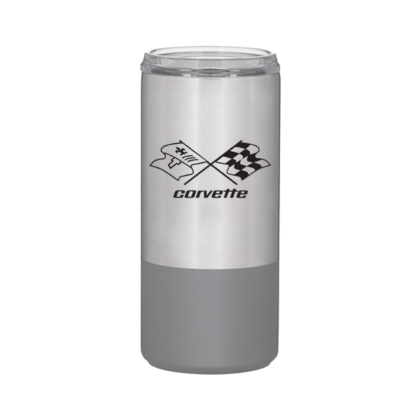 Gray Corvette 16.9oz Steel Thermal Tumbler - C2-C6