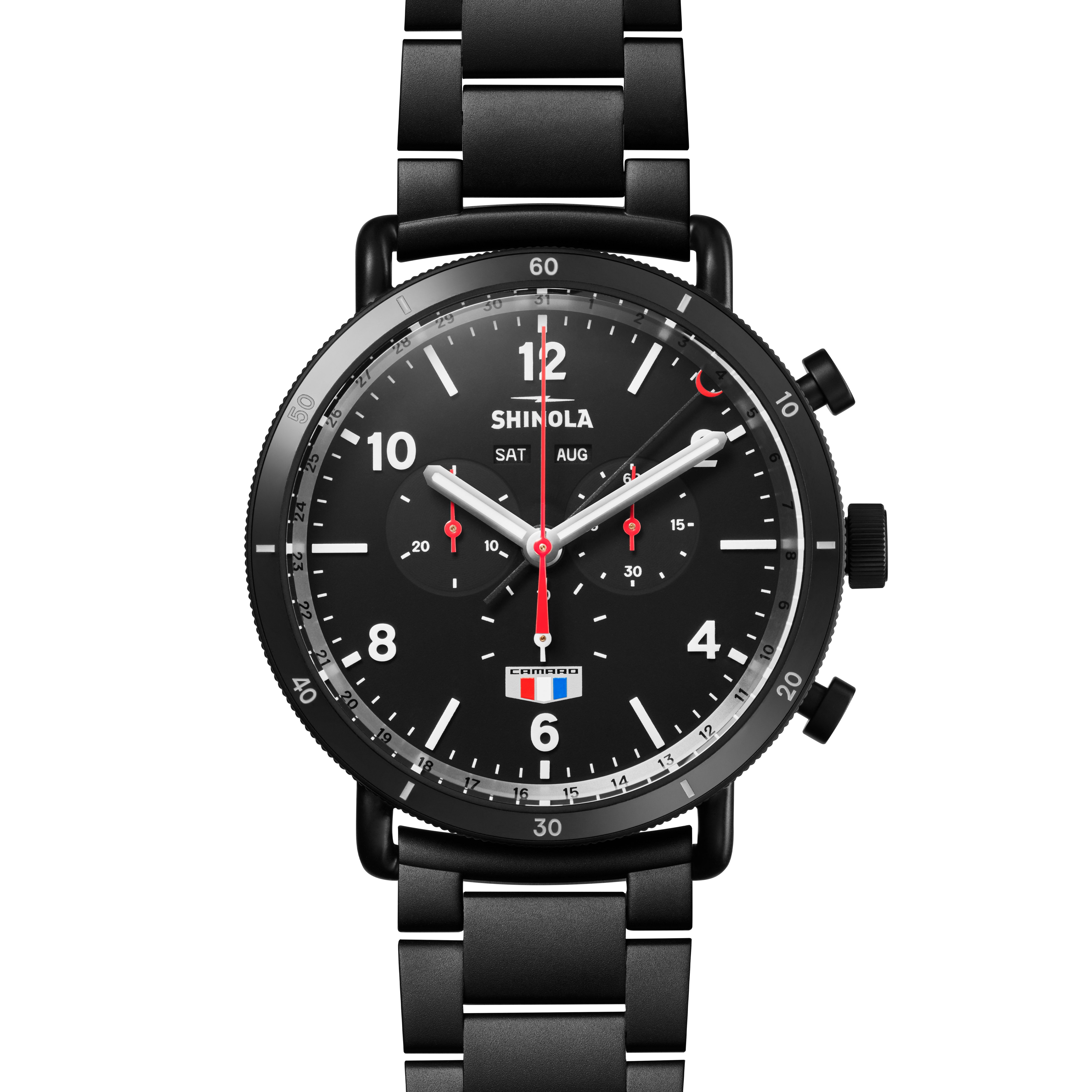 Dark Slate Gray Camaro Timepiece by Shinola Detroit - Edition's #452-500