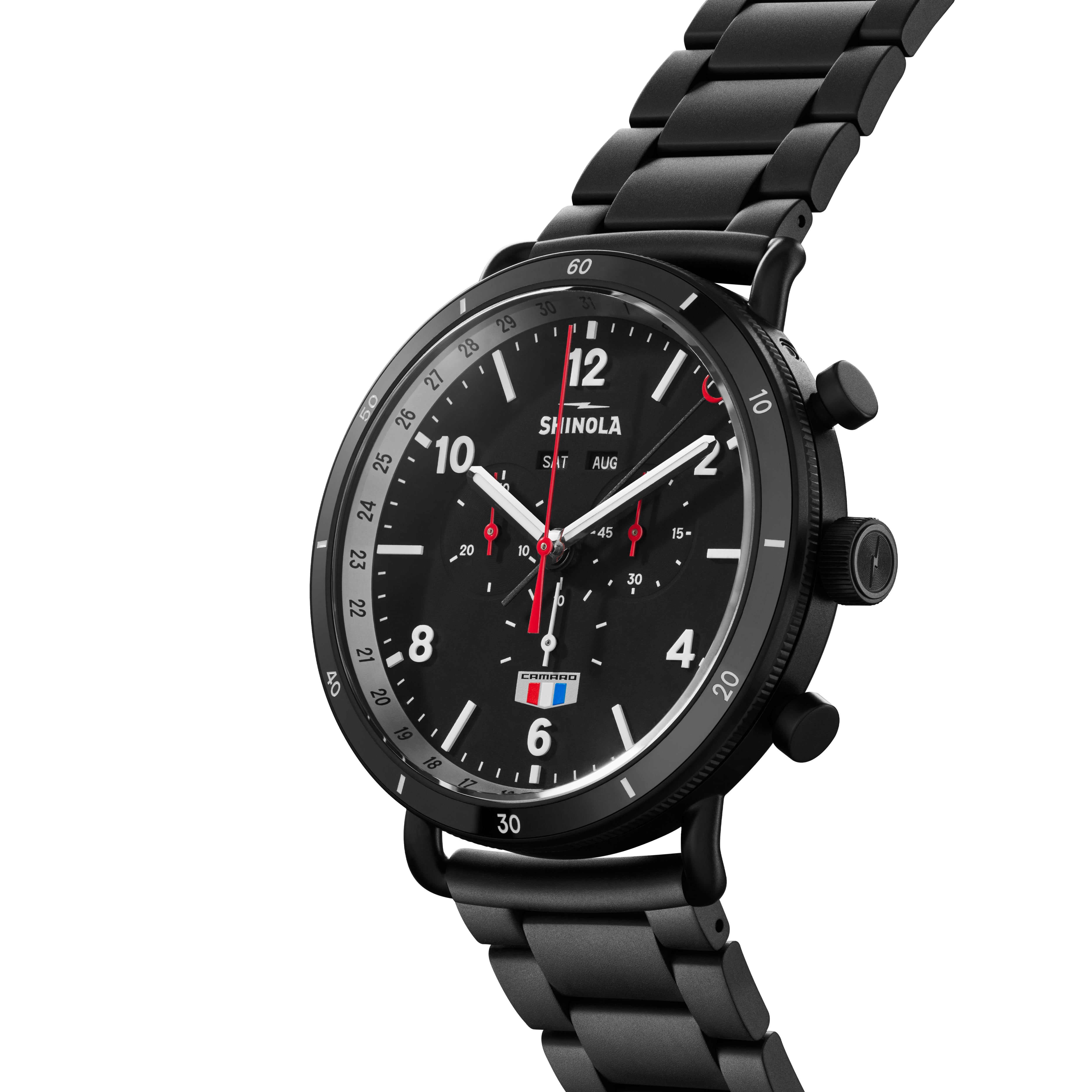 Dark Slate Gray Camaro Timepiece by Shinola Detroit - Edition's #452-500