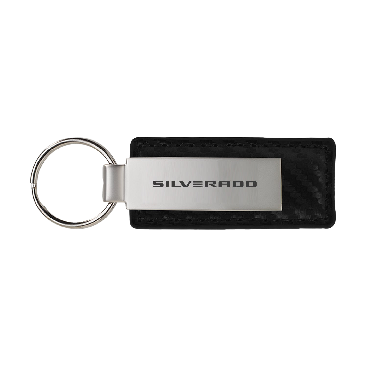 Chevrolet Carbon Metal Large Keychain