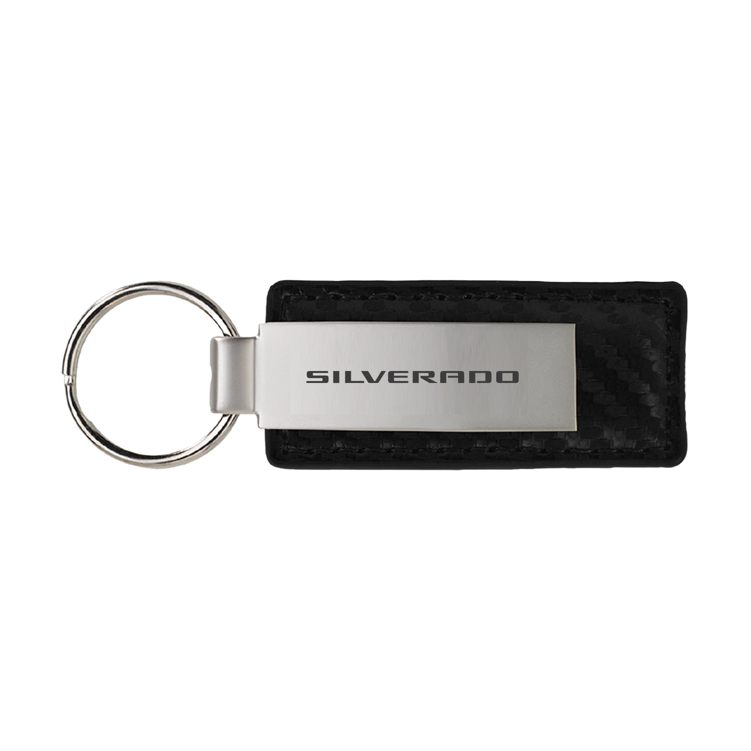Chevrolet Carbon Metal Large Keychain