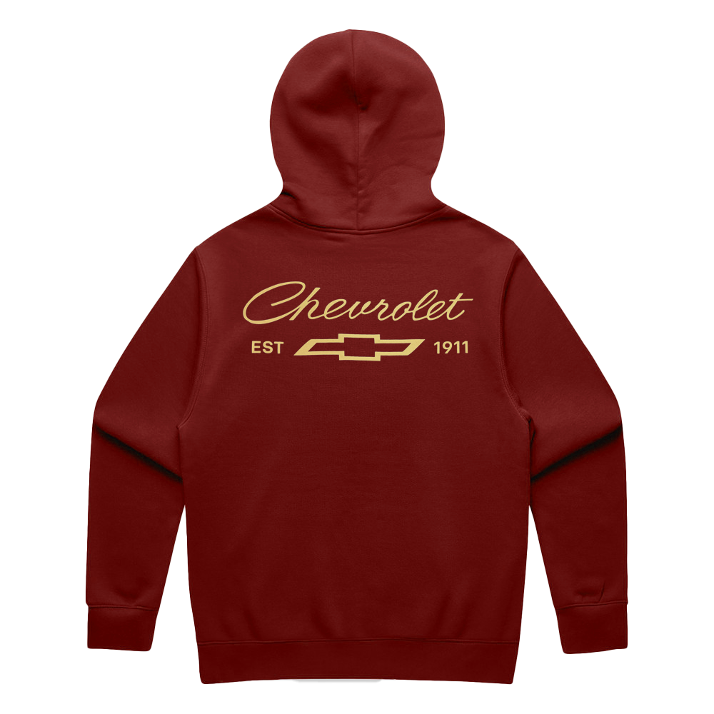 Chevrolet Classic Holiday Hoodie - Cardinal