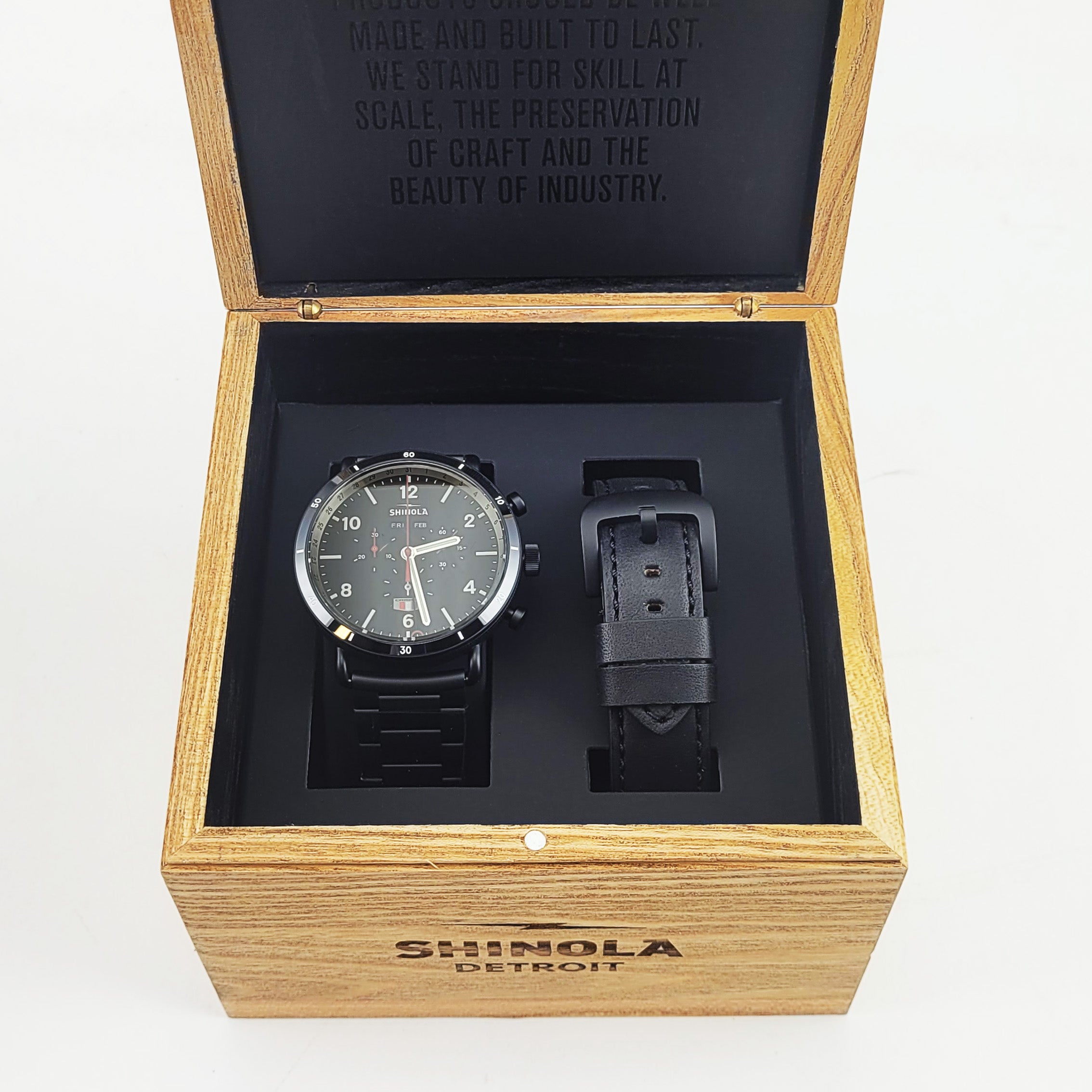 Antique White Camaro Timepiece by Shinola Detroit - Edition's #452-500