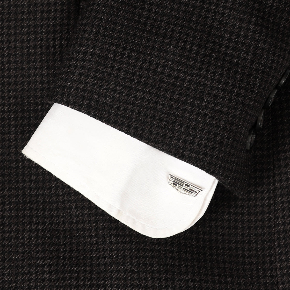 Black Cadillac Emblem Cuff Links