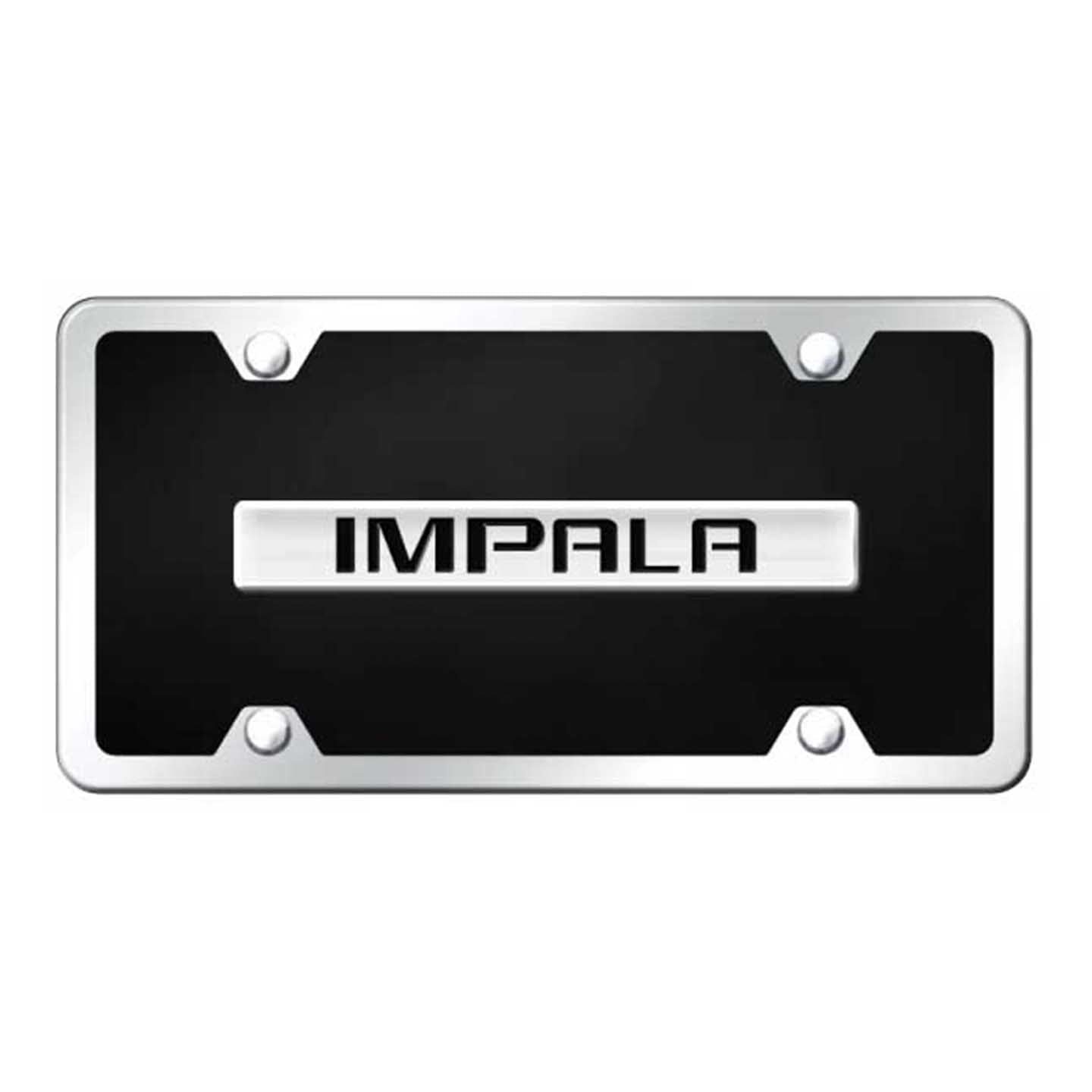 Black Impala Name Acrylic Kit - Chrome on Black
