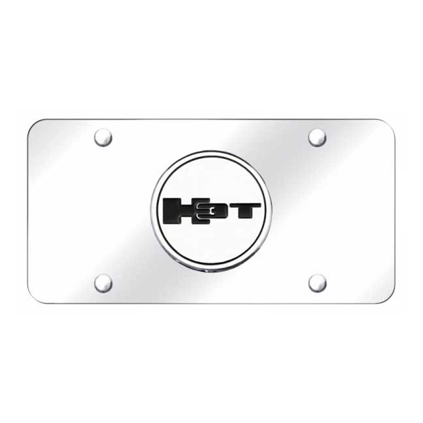 Lavender Hummer H3T License Plate - Chrome on Mirrored