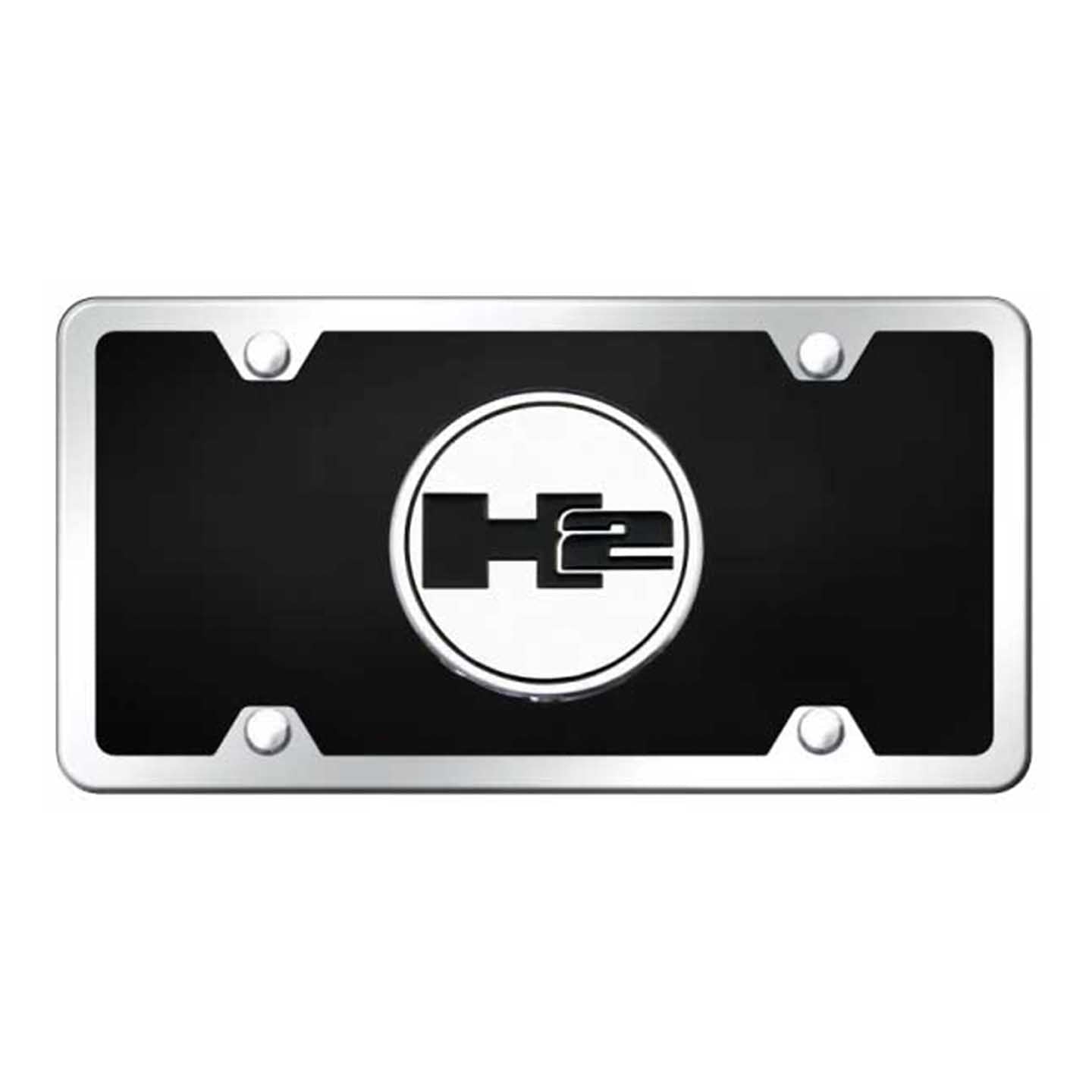 Light Gray Hummer H2 Acrylic Kit - Chrome on Black