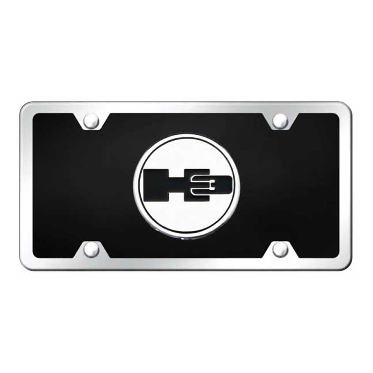 Light Gray Hummer H3 Acrylic Kit - Chrome on Black