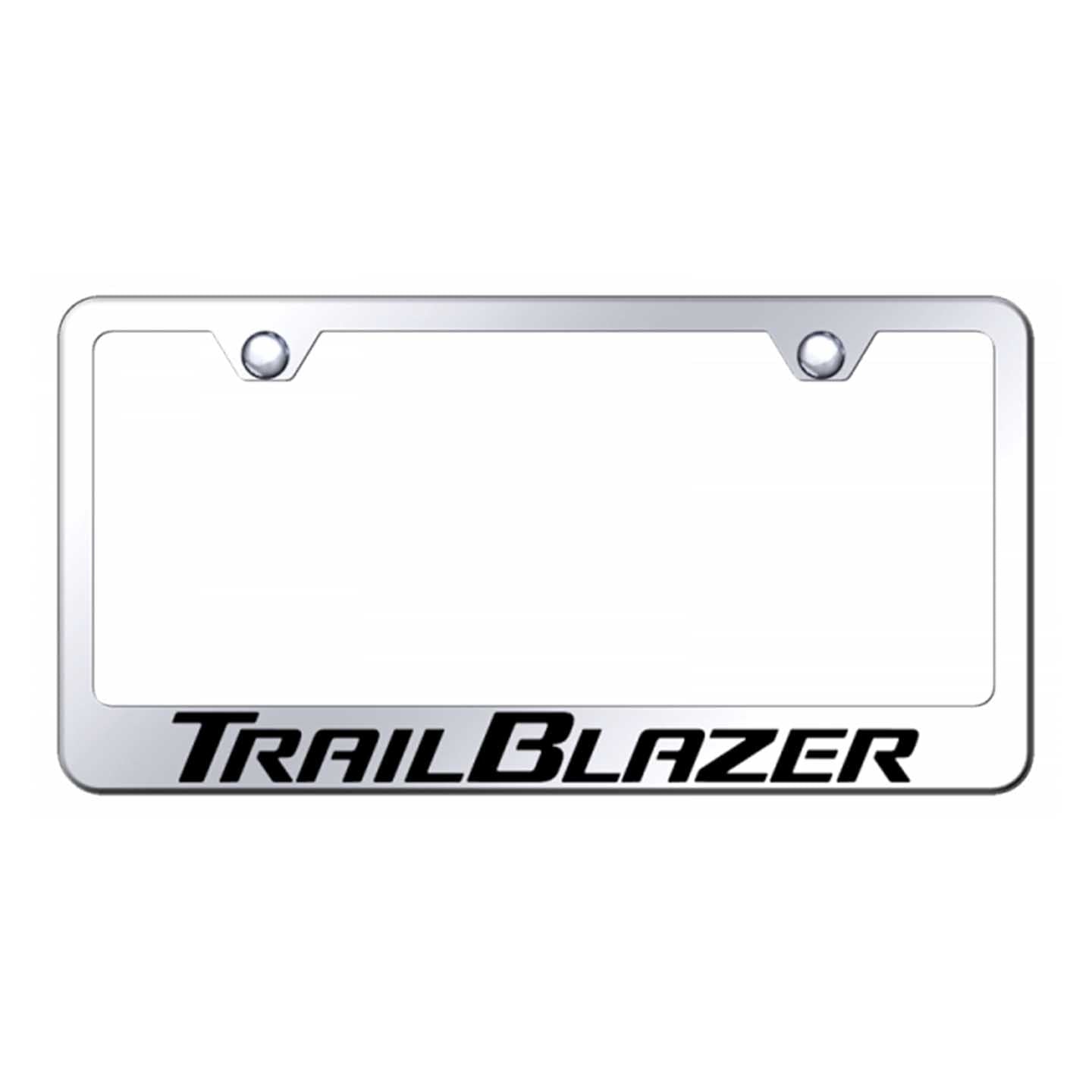Light Gray Trailblazer Stainless Steel Frame - Laser Etched Mirrored