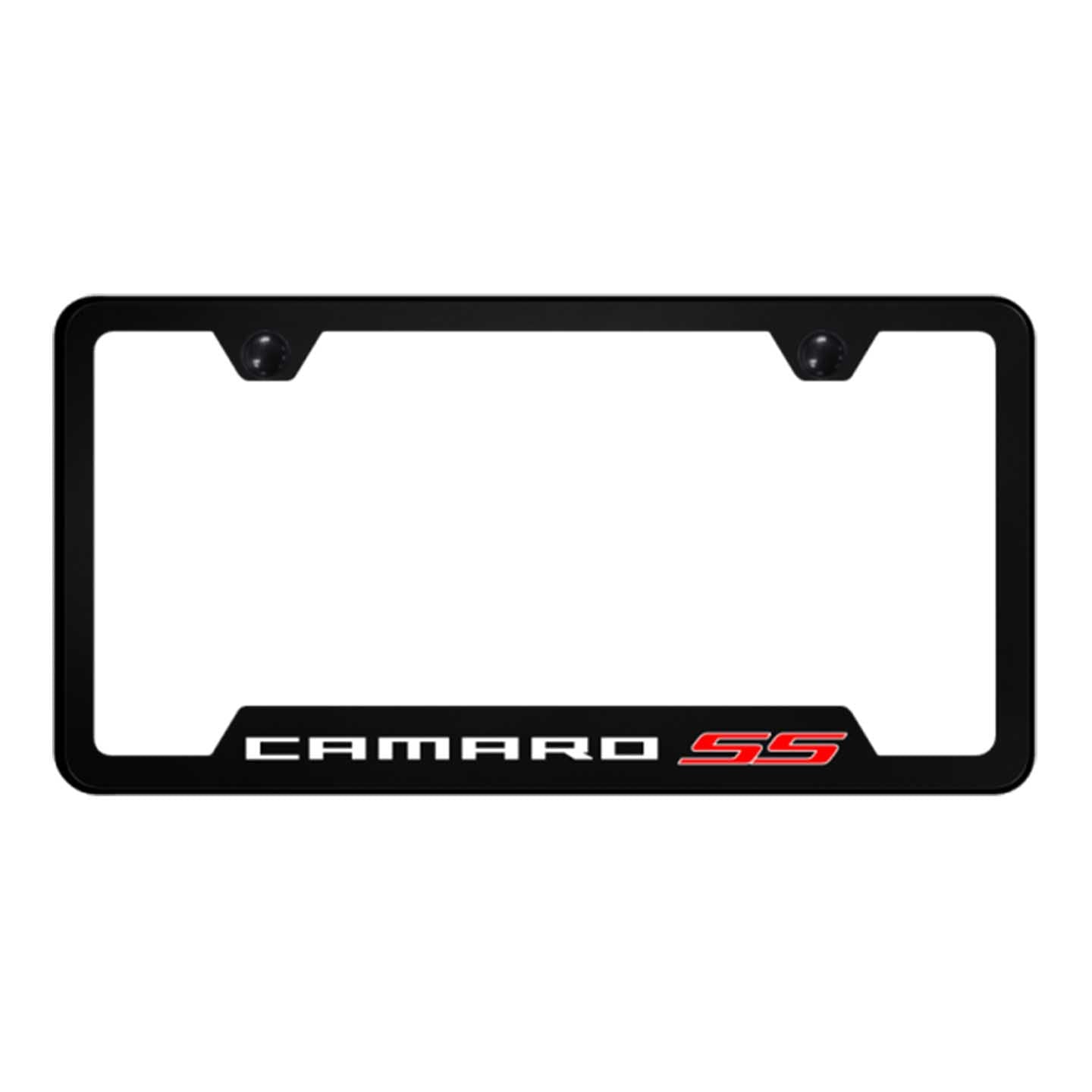 Black Camaro SS PC Notched Frame - UV Print on Black