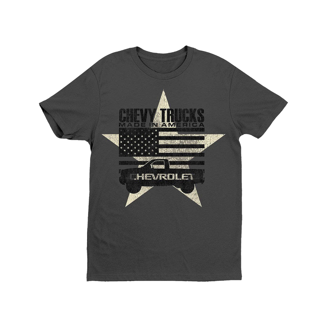 Chevrolet Silverado Star & Flag T-Shirt