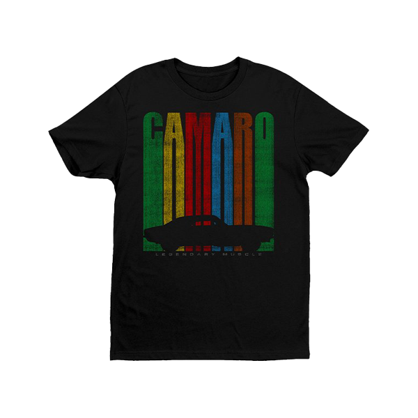 Black Camaro Legendary Long Stripes T-Shirt