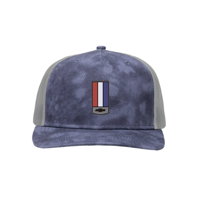 Dim Gray Chevrolet Bowtie Shield Washed Trucker Hat