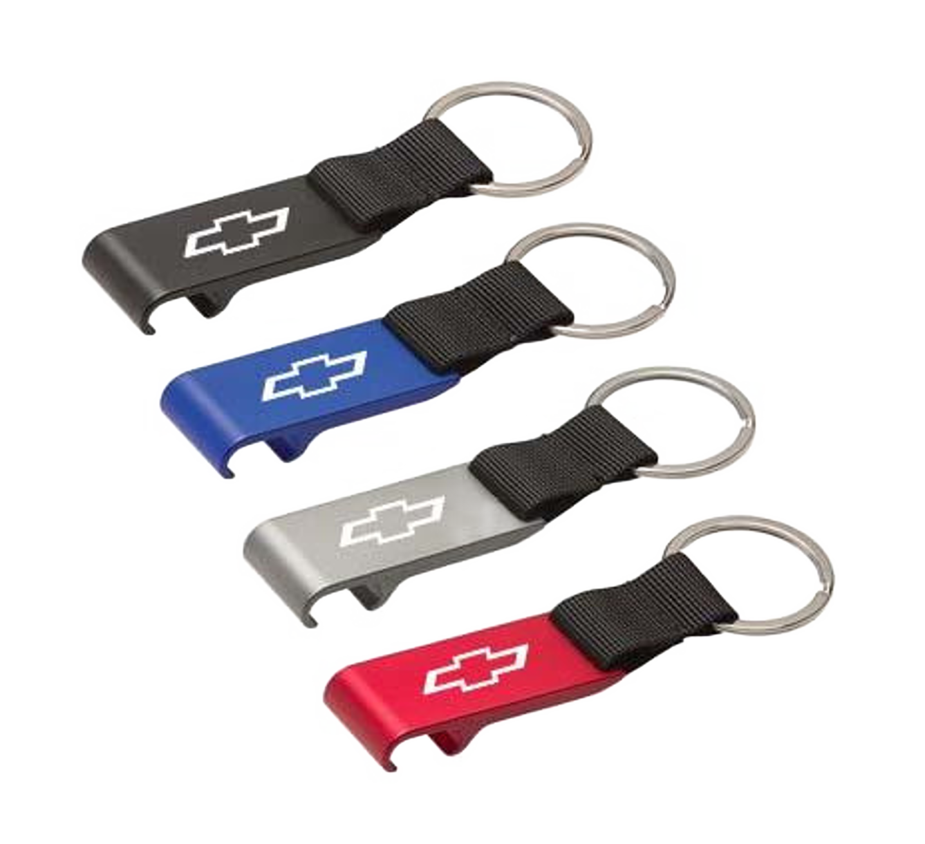 Dark Slate Gray Chevrolet Aluminum Bottle Opener