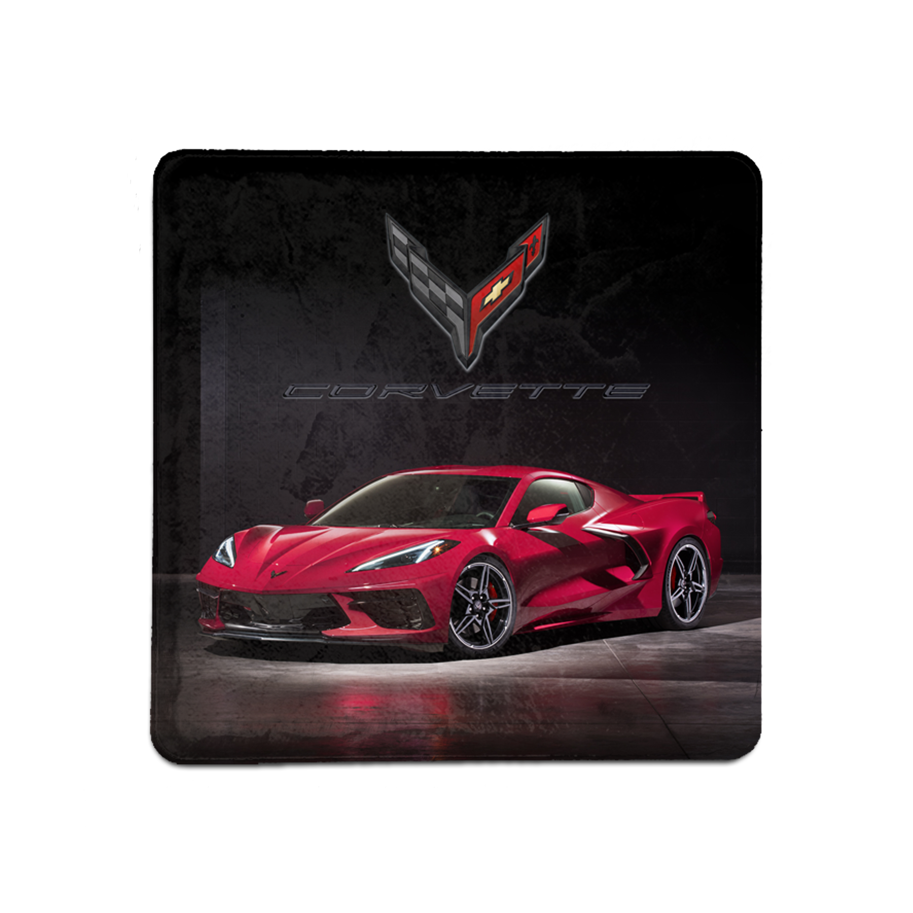 Black Corvette C8 Coaster