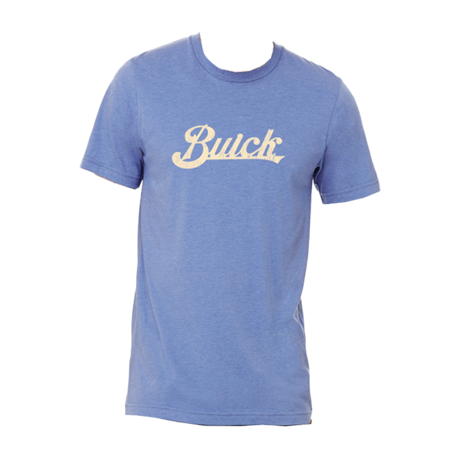 Light Slate Gray Buick Vintage Signature Tri Blend T-Shirt
