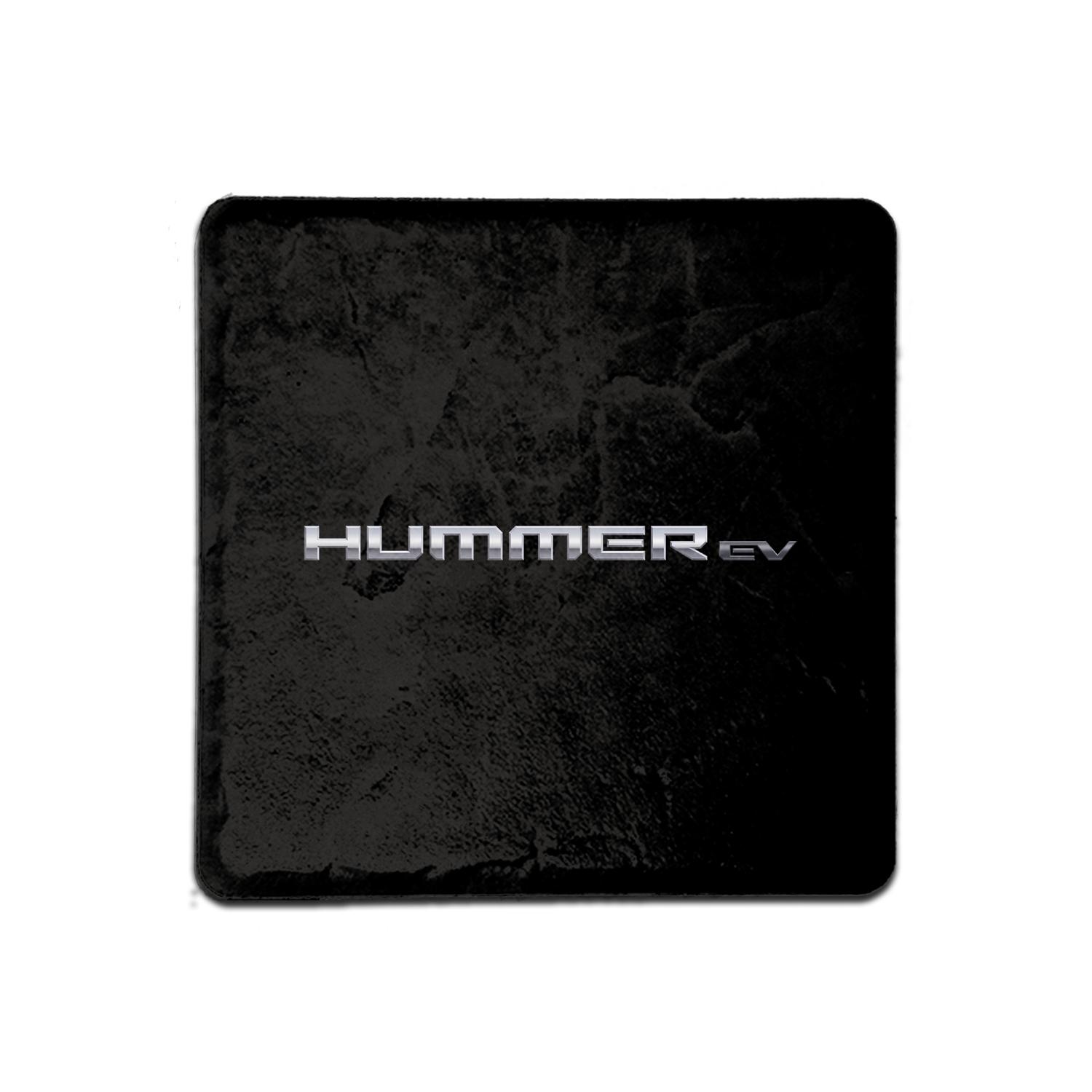 Black HUMMER EV Stone Tile Coaster