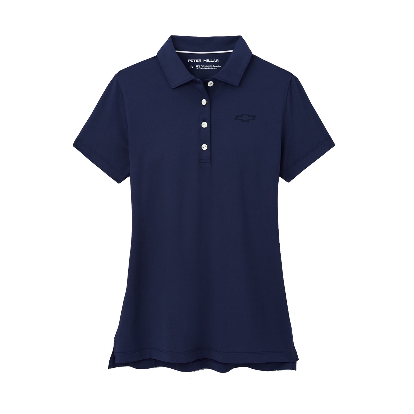Dark Slate Gray Chevrolet Women's Peter Millar Button Polo