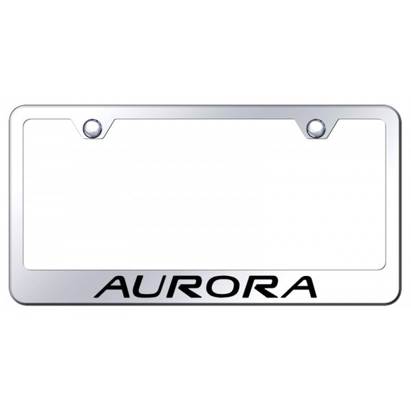 Light Gray Aurora Stainless Steel Frame - Laser Etched Mirrored