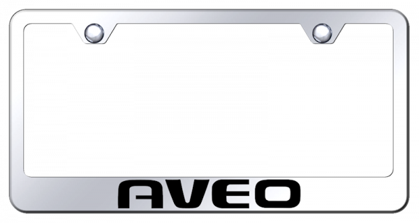 Light Gray Aveo Stainless Steel Frame - Laser Etched Mirrored