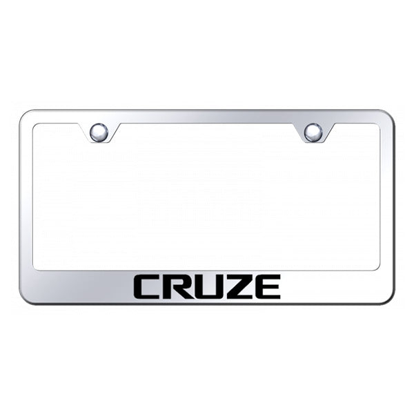 Light Gray Cruze Stainless Steel Frame - Laser Etched Mirrored
