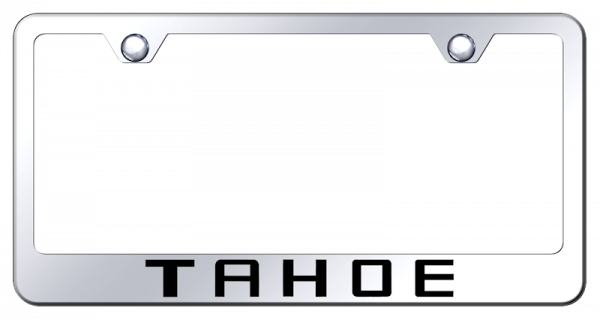 Light Gray Tahoe Stainless Steel Frame - Laser Etched Mirrored