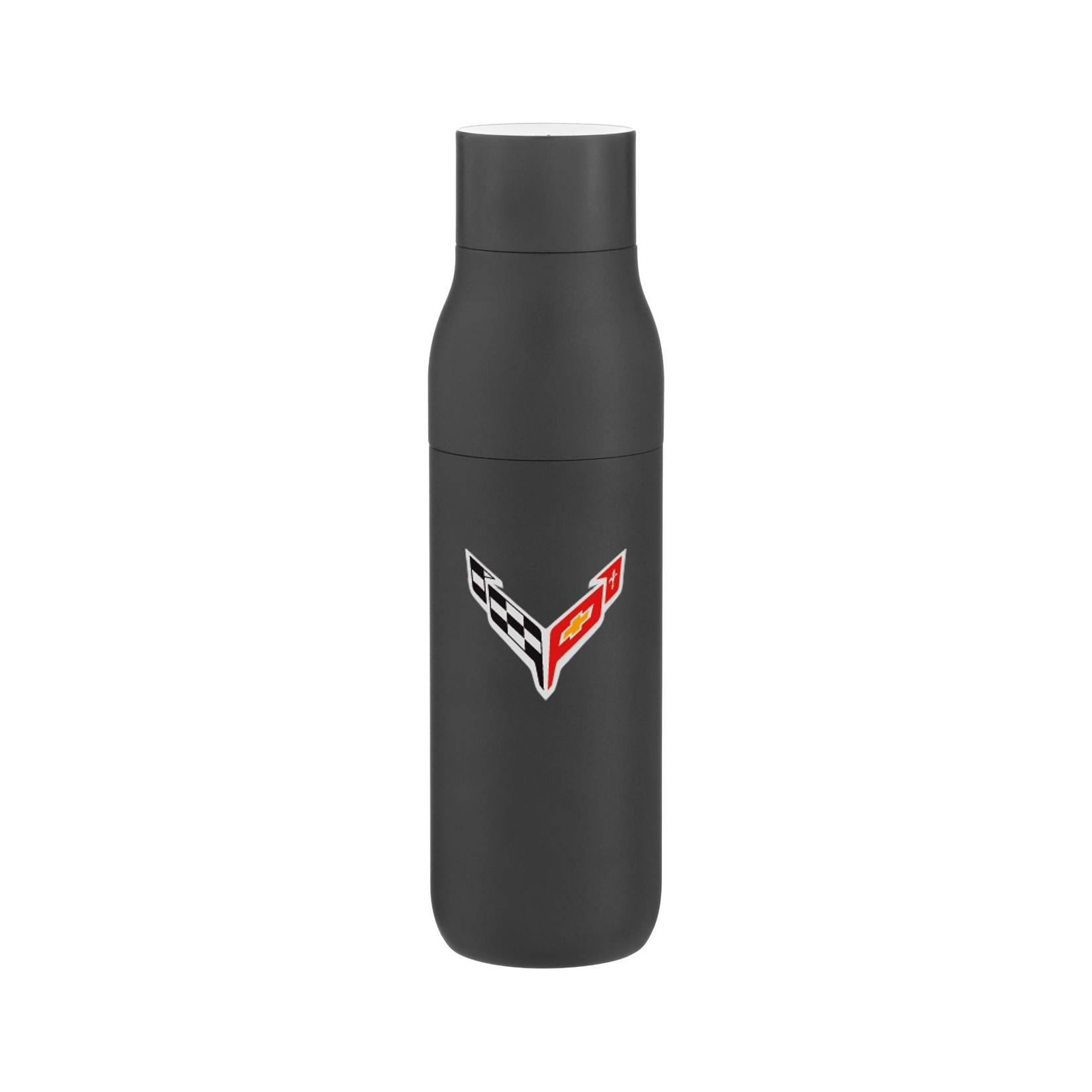 Dark Slate Gray Corvette C8 Larq 17oz Twist Top Bottle