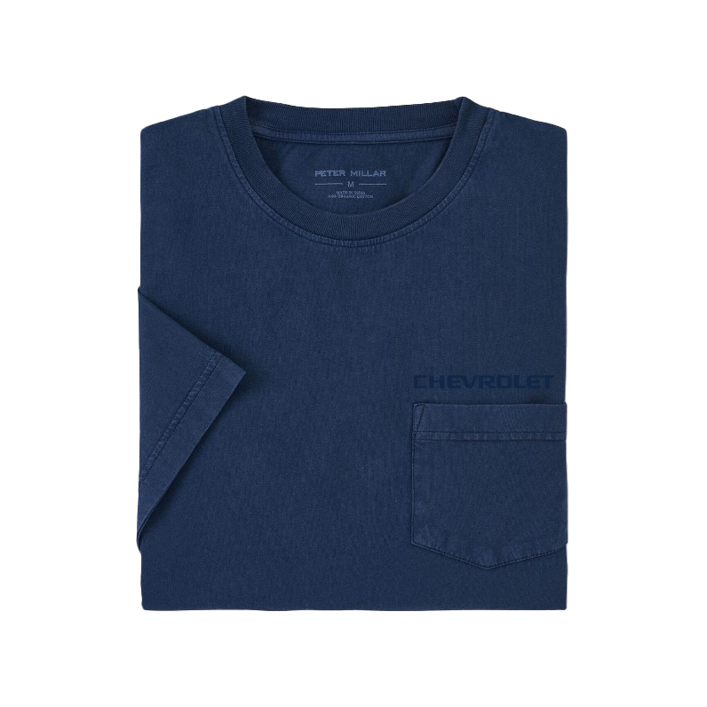 Chevrolet Men's Lava Wash Pocket Tee