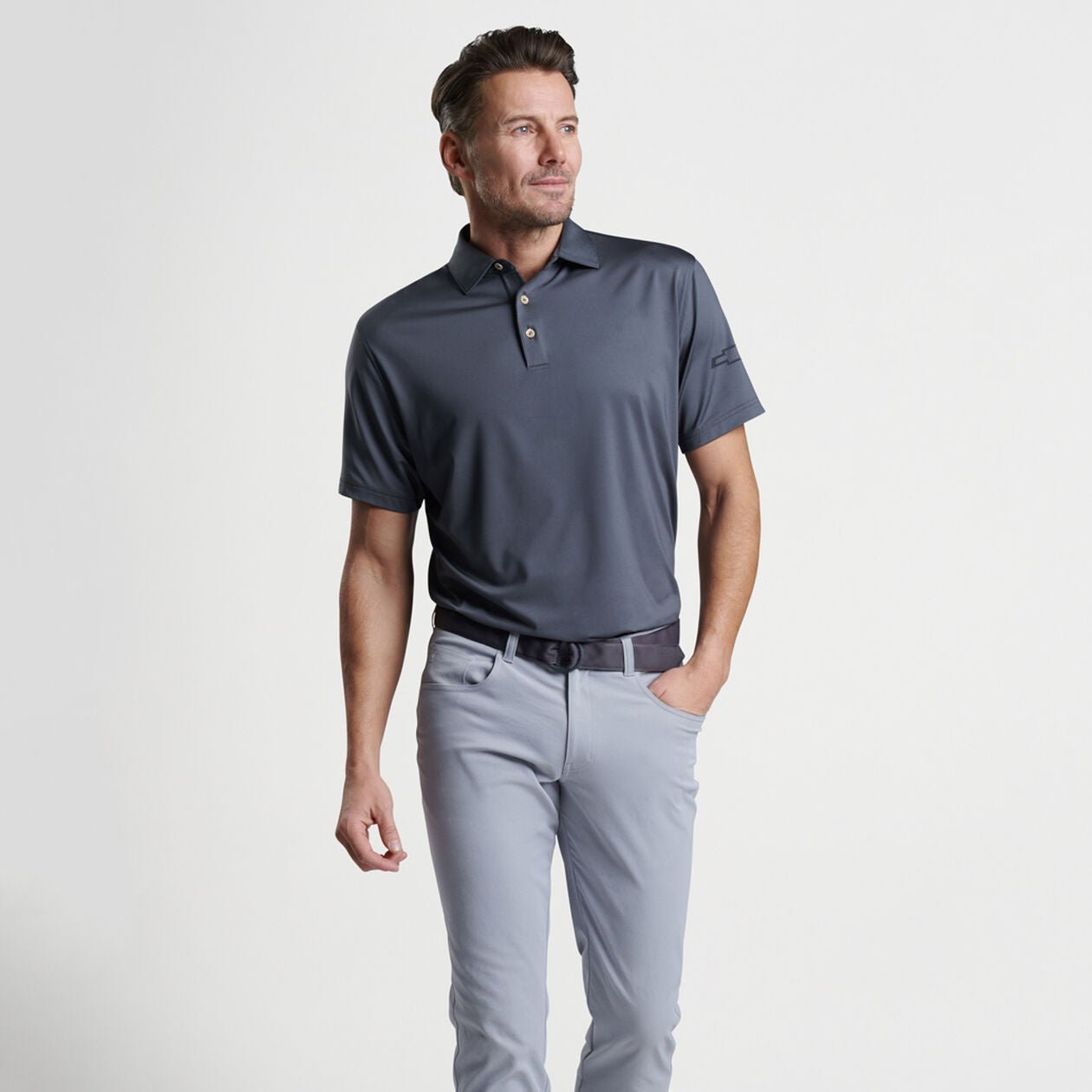 Lavender Chevrolet Men's Peter Millar Performance Jersey Polo