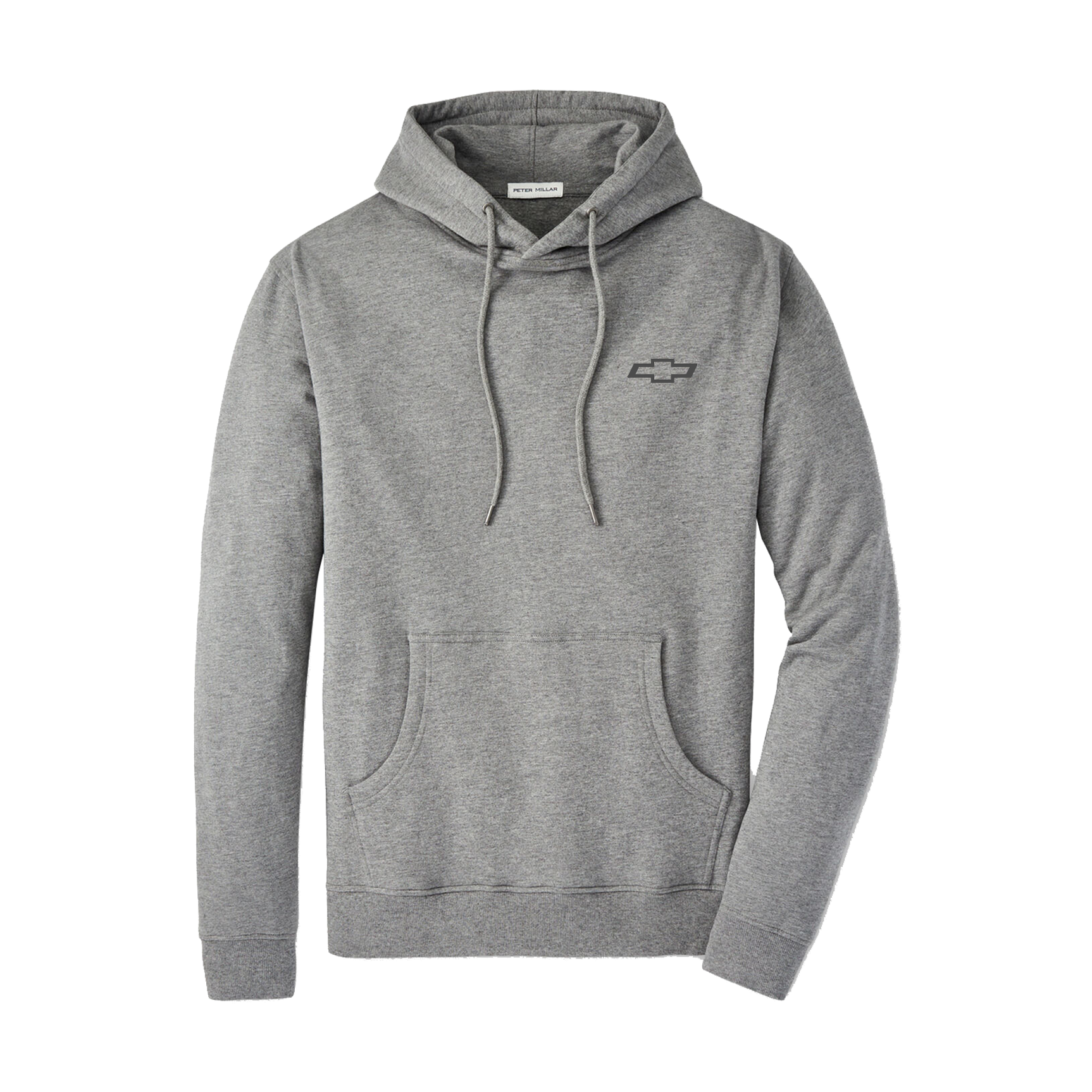 Light Slate Gray Chevrolet Unisex Peter Millar Lava Wash Hoodie