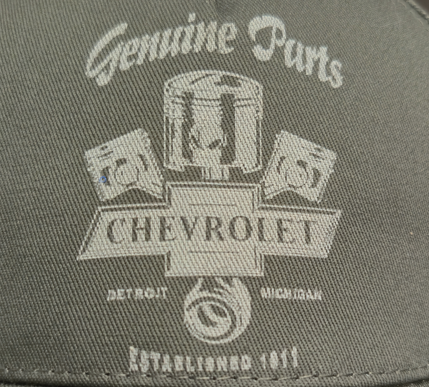 Chevrolet Green Genuine Parts Cap