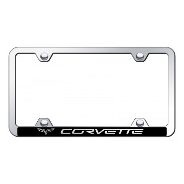 Corvette C6 Wide Body ABS Frame - Laser Etched Mirrored