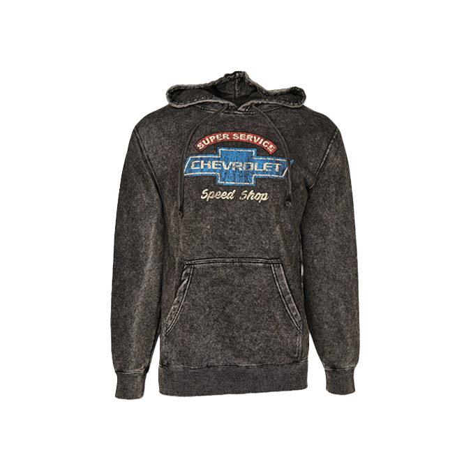 Chevrolet Super Service Stone Washed Hoodie GM Company Store