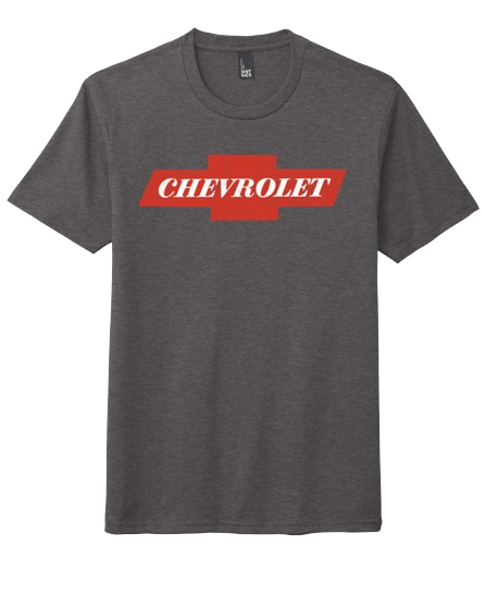 Dark Slate Gray Chevrolet 1958 Vintage Red Bowtie T-Shirt