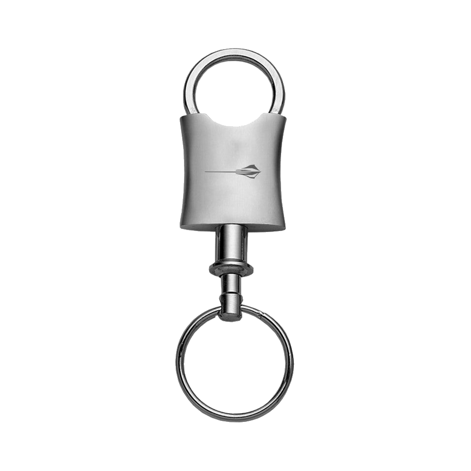 Stingray Curved Ring Top Keychain
