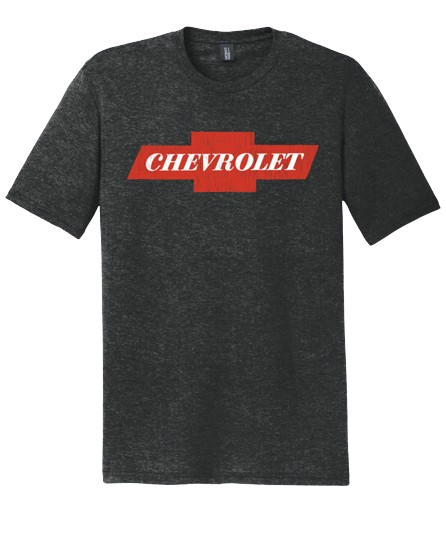 Dark Slate Gray Chevrolet 1958 Vintage Red Bowtie T-Shirt