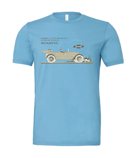 Sky Blue Vintage Chevrolet Can't Hear You T-Shirt