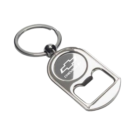 CHEVROLET SILVER BOTTLE OPENER KEY CHAIN